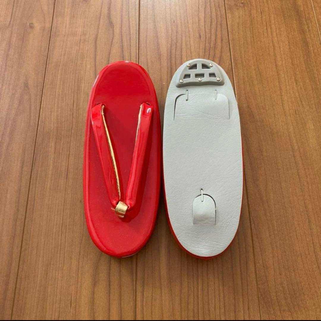 専用　七五三　正絹　被布　日本製　バック　草履　千歳飴袋　4点セット　少々訳あり