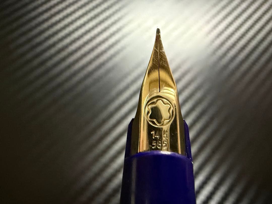 美品 モンブラン ジェネレーション ネイビー EF 極細字 万年筆 - メルカリ