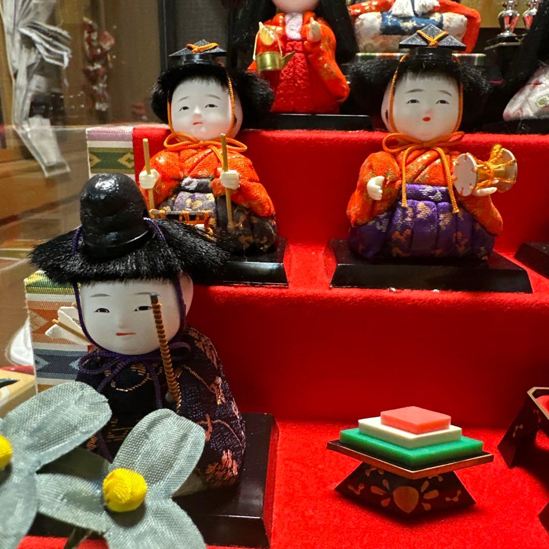 3805▼お雛様　久月木目込み五段飾り雛人形