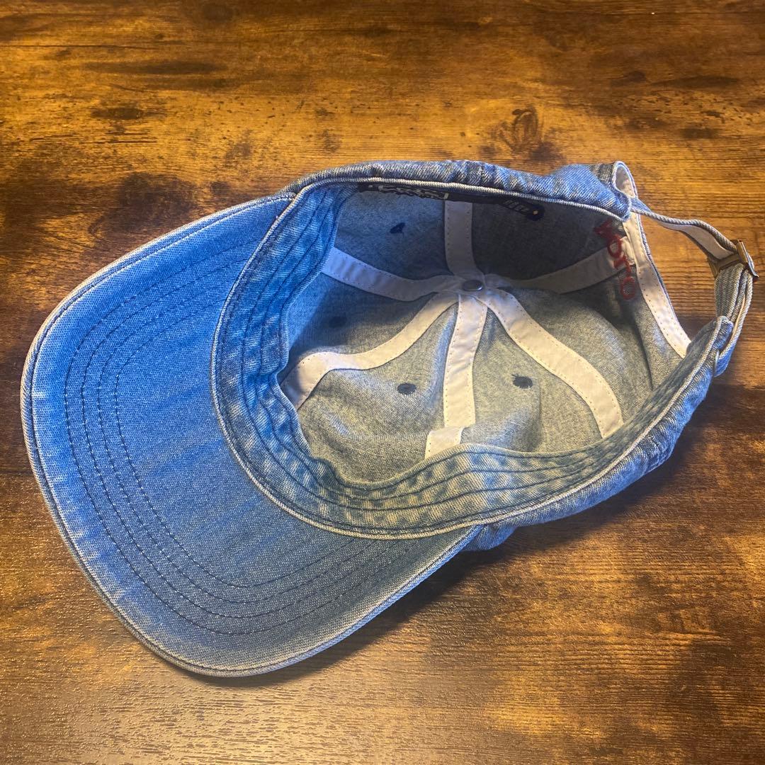 レア90〜00年 POLOラルフローレンデニムキャップ POLO RALPH LAUREN