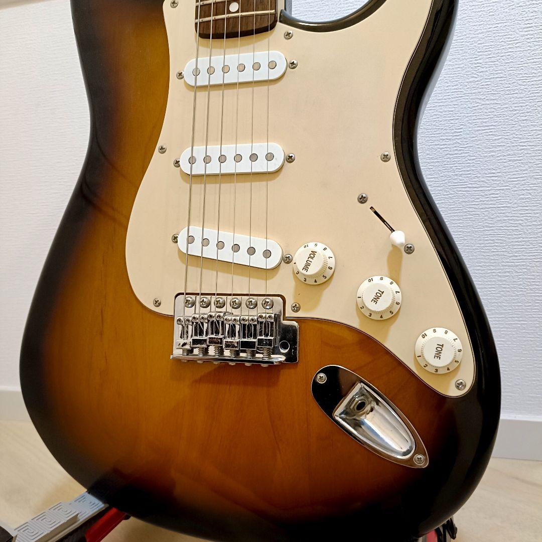 Squier エレキギター ストラトキャスター サンバースト メンテ済