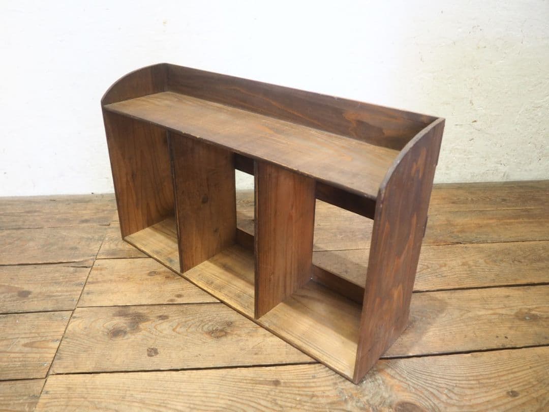 1174 ヴィンテージ ブックラック ケース 収納棚 本立て 古家具 レトロ