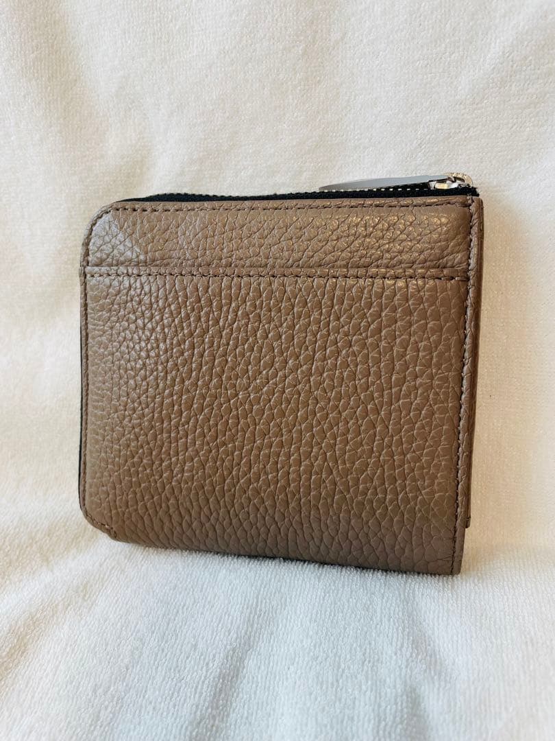 【 美品✨️】ATAO チェスZOO イリオモテヤマネコ 刺繍 ミニ財布 トープ