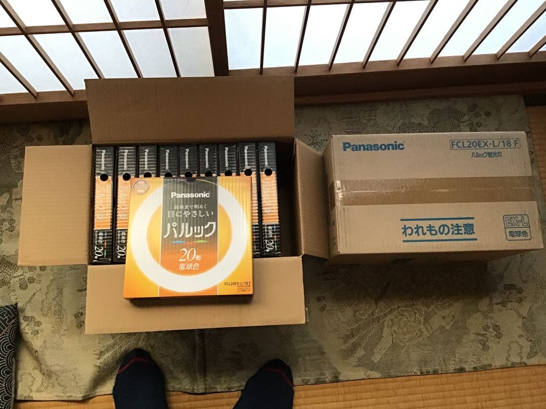 Panasonic パルック ECL20EX-L/18 F 10本入りx2箱