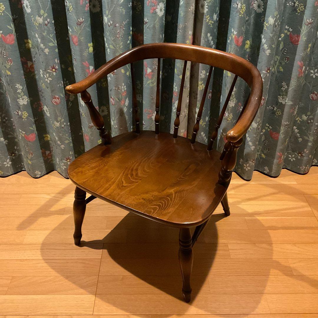 残り2点】飛騨産業 ウィンザーチェア ダイニングチェア キツツキ 木製