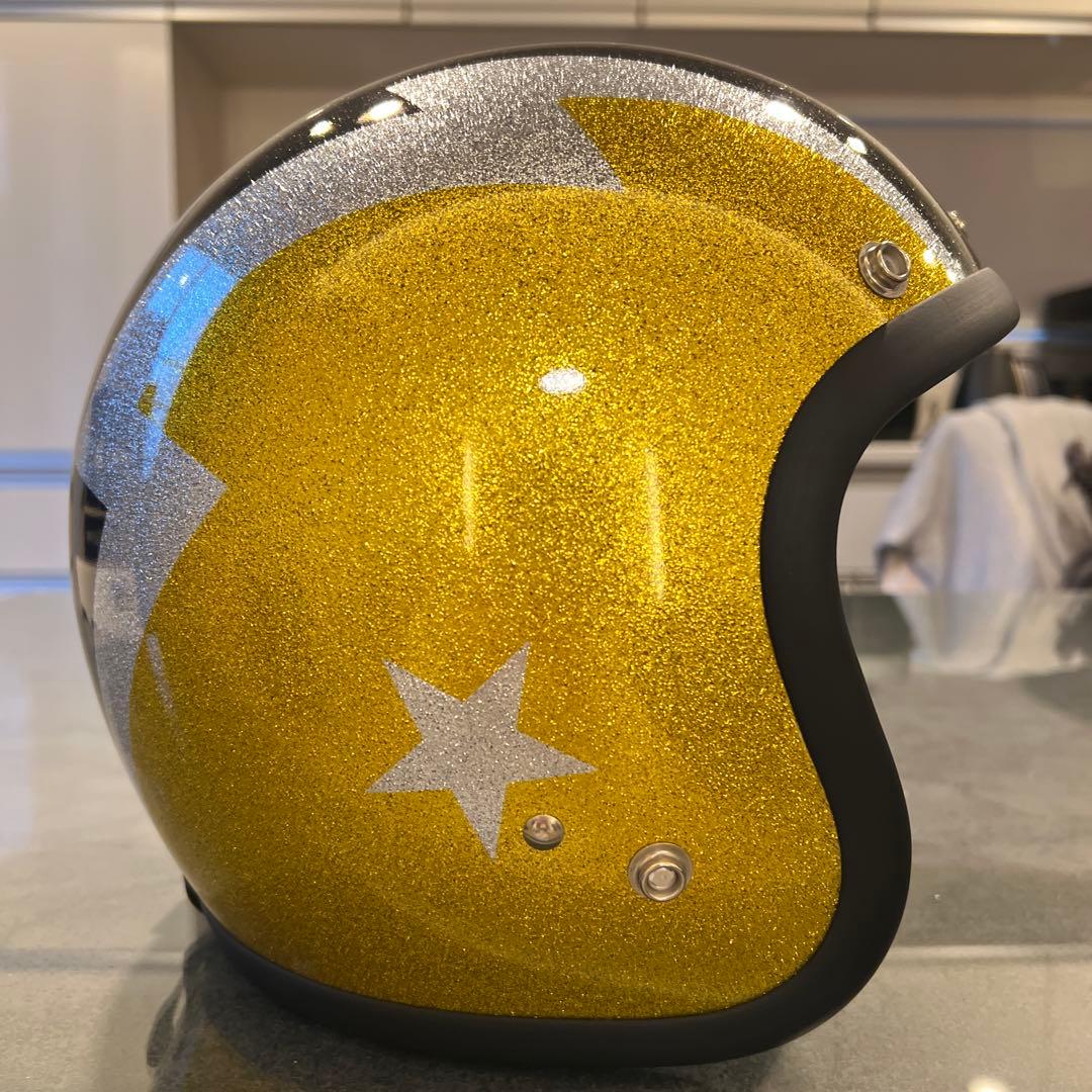 Buco トイズマッコイ復刻版サンダーボルト　ゴールド×ブラック　XL