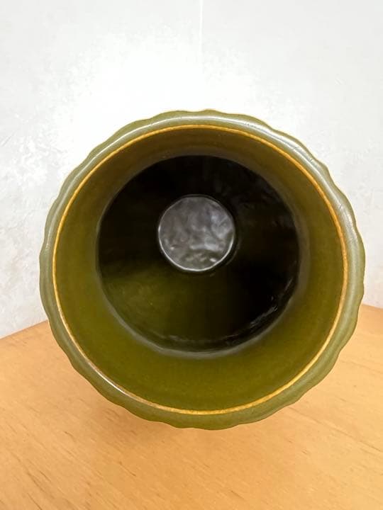 中国清乾隆年製銘茶末釉花瓶官窯唐物アンティーク古美術品 骨董