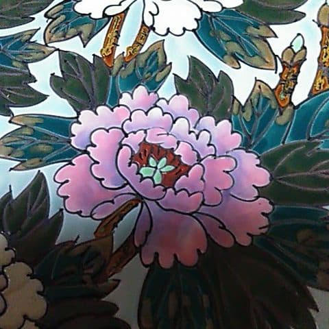 1151東大寺記念額皿 秀峰 箱の裏に東大寺北河原 公 典師