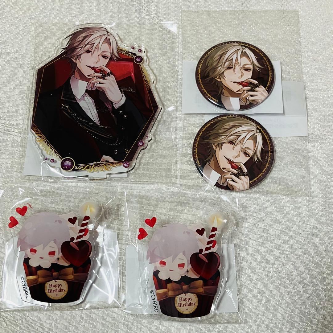 イケメンヴィラン アクリルスタンド クリップ 缶バッジ ウィリアム