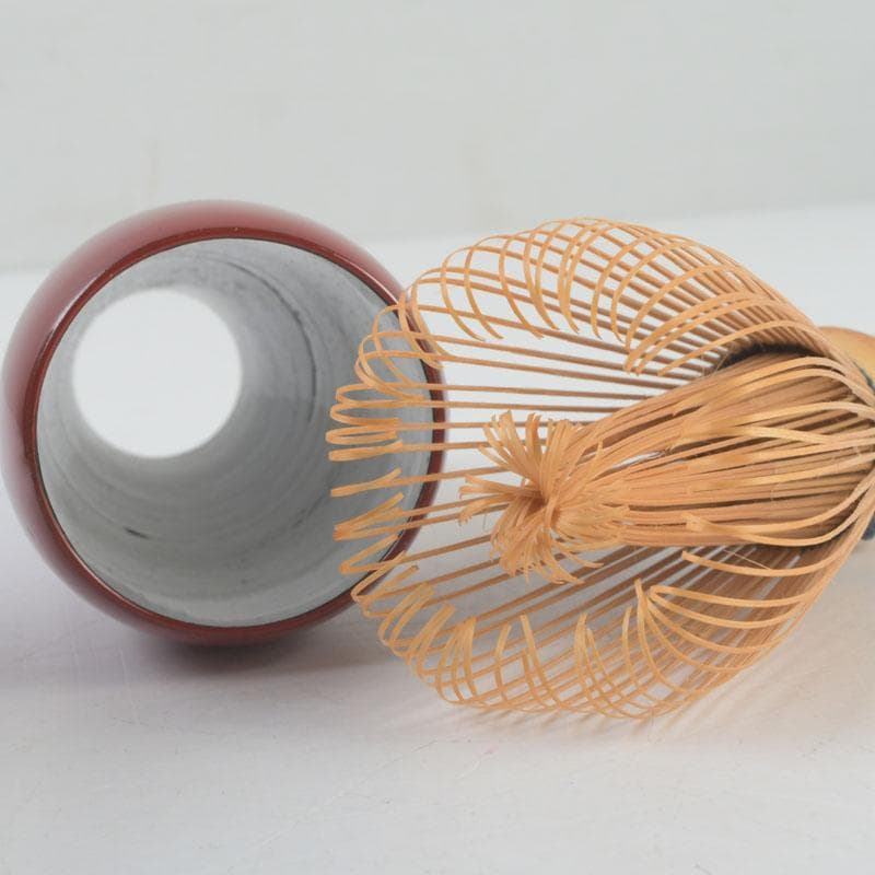 茶道具 桐木地本漆塗 利休茶箱 茶碗 棗 香合など 八点 一式