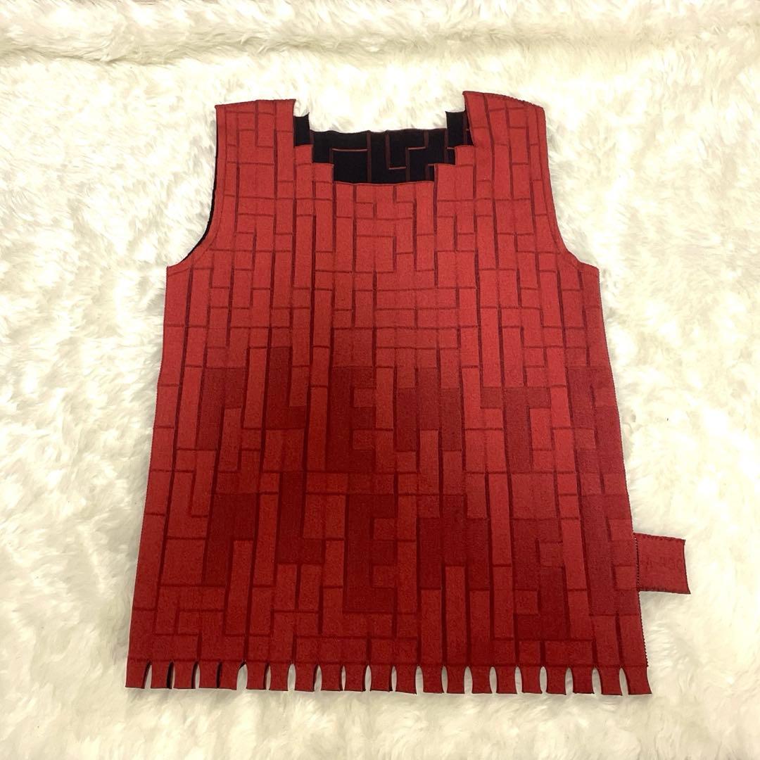 PLEATS PLEASE アームウォーマー付きトップス　リバーシブル