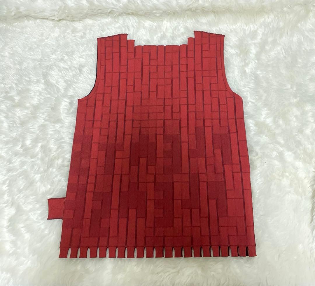 PLEATS PLEASE アームウォーマー付きトップス　リバーシブル