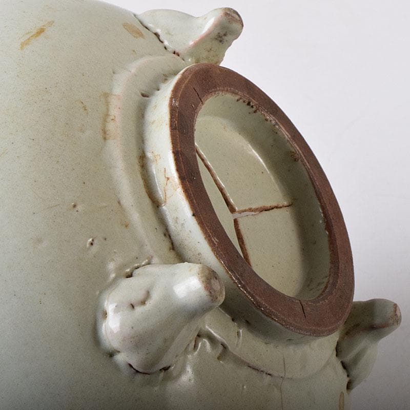 中国　青白磁　三つ足香炉　C　R8775