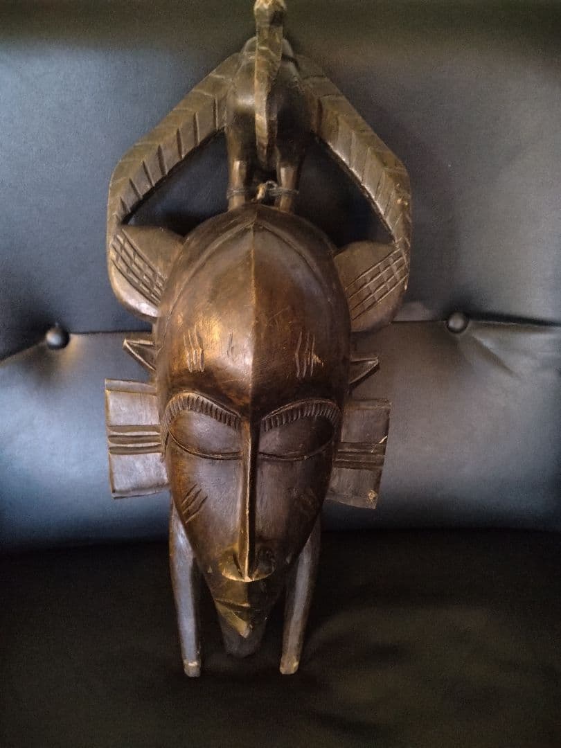 木製 アフリカ 仮面 マスク アフリカ マスク 木製 African Mask