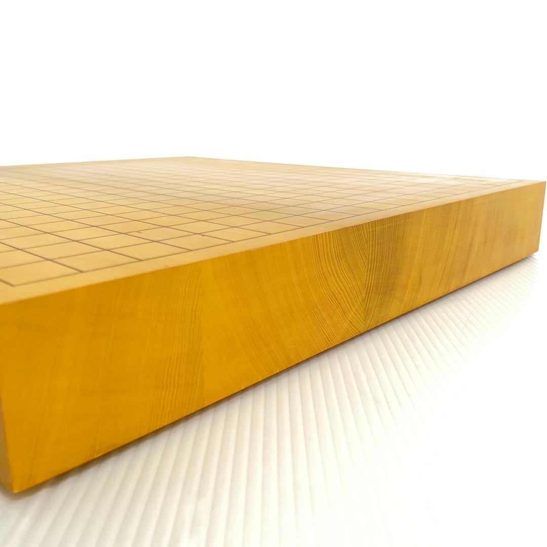 美品 本榧 碁盤 ハギ盤 2寸 二寸 6kg はまぐり碁石 囲碁 将棋 卓上盤