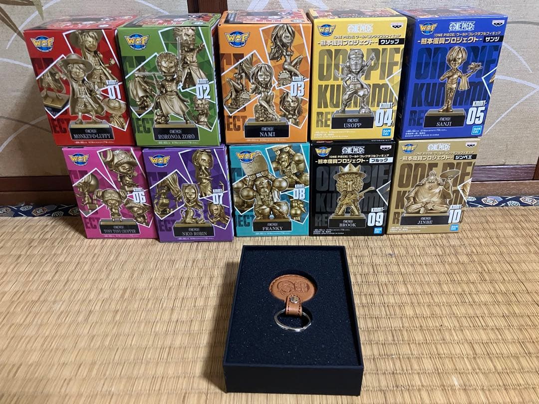 ワンピース 熊本 ワーコレフィギュア全10種セット ARイベント革製タグ