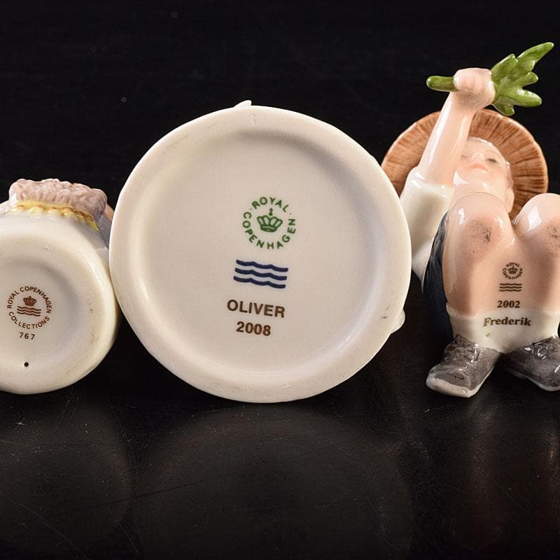 ロイヤルコペンハーゲン サンタ 雪だるま 女の子など 9点 箱付 G 7171C