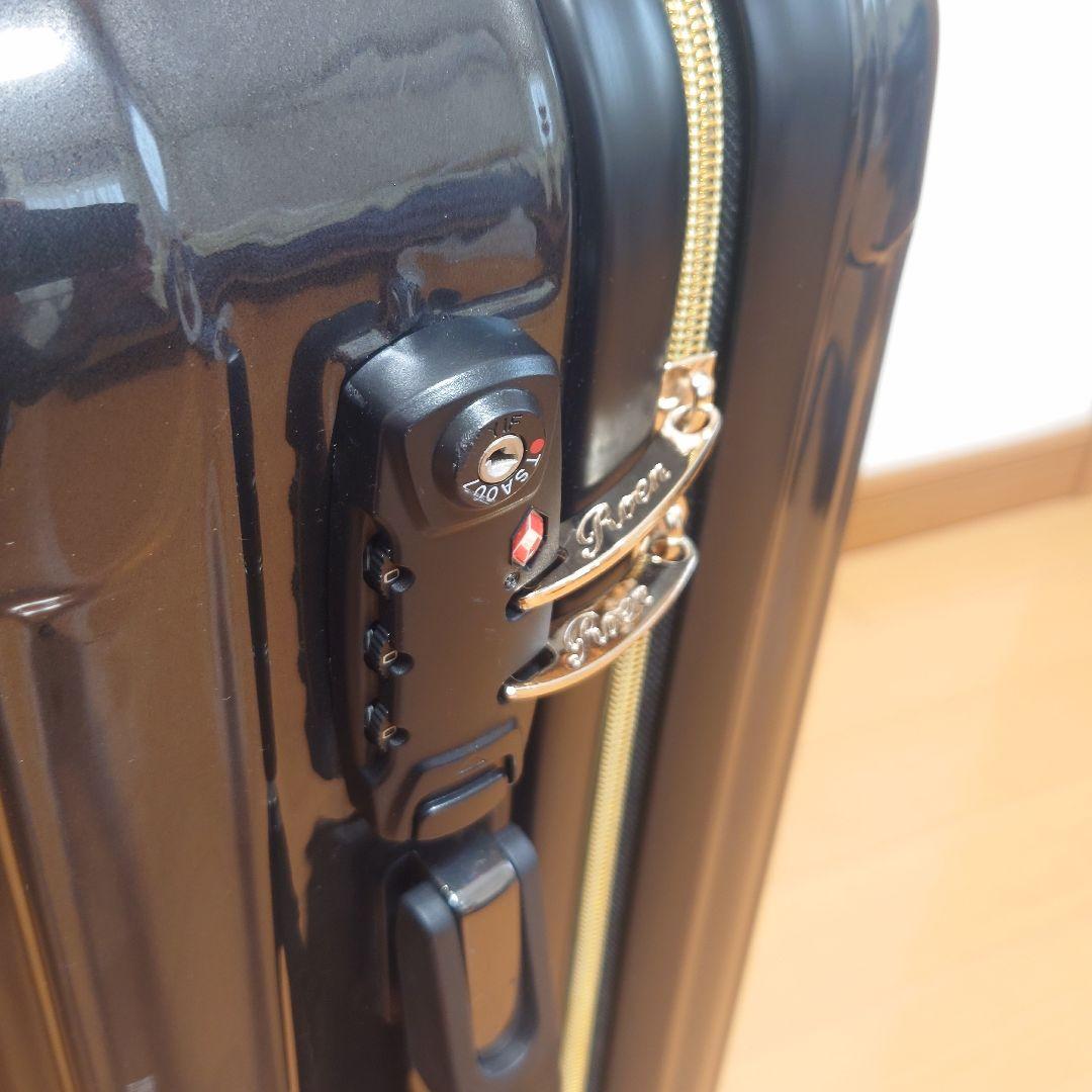 Roenロエン キャリーケース トランク ドクロ スカル 2輪 機内持込