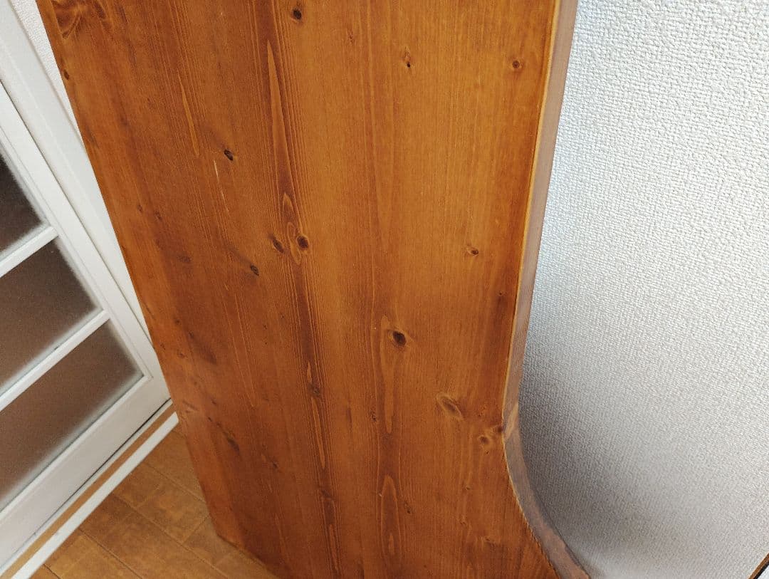 LOWYA ロウヤ L字デスク 天然木 スチール脚 引取限定