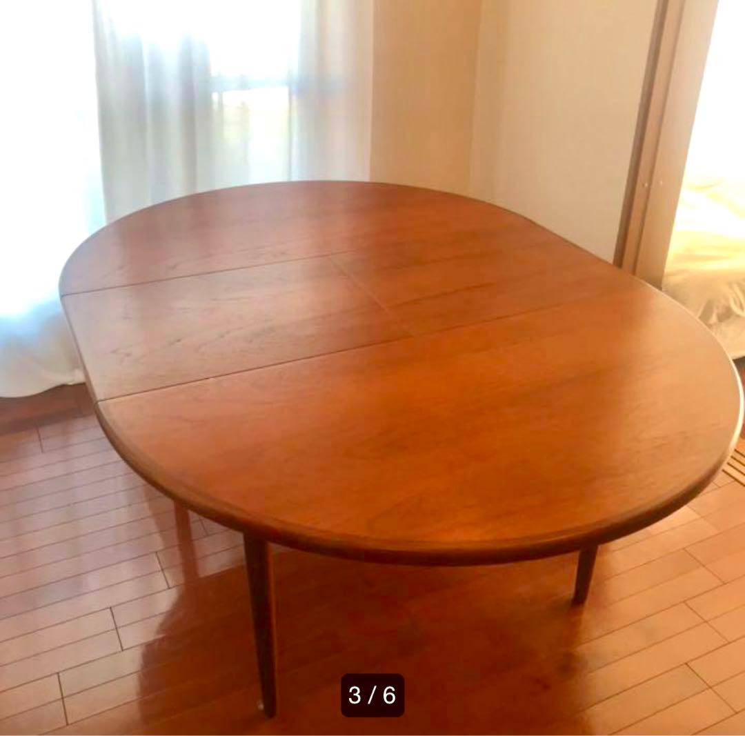 【choco】G-PLAN ラウンドエクステンション　ダイニングテーブル