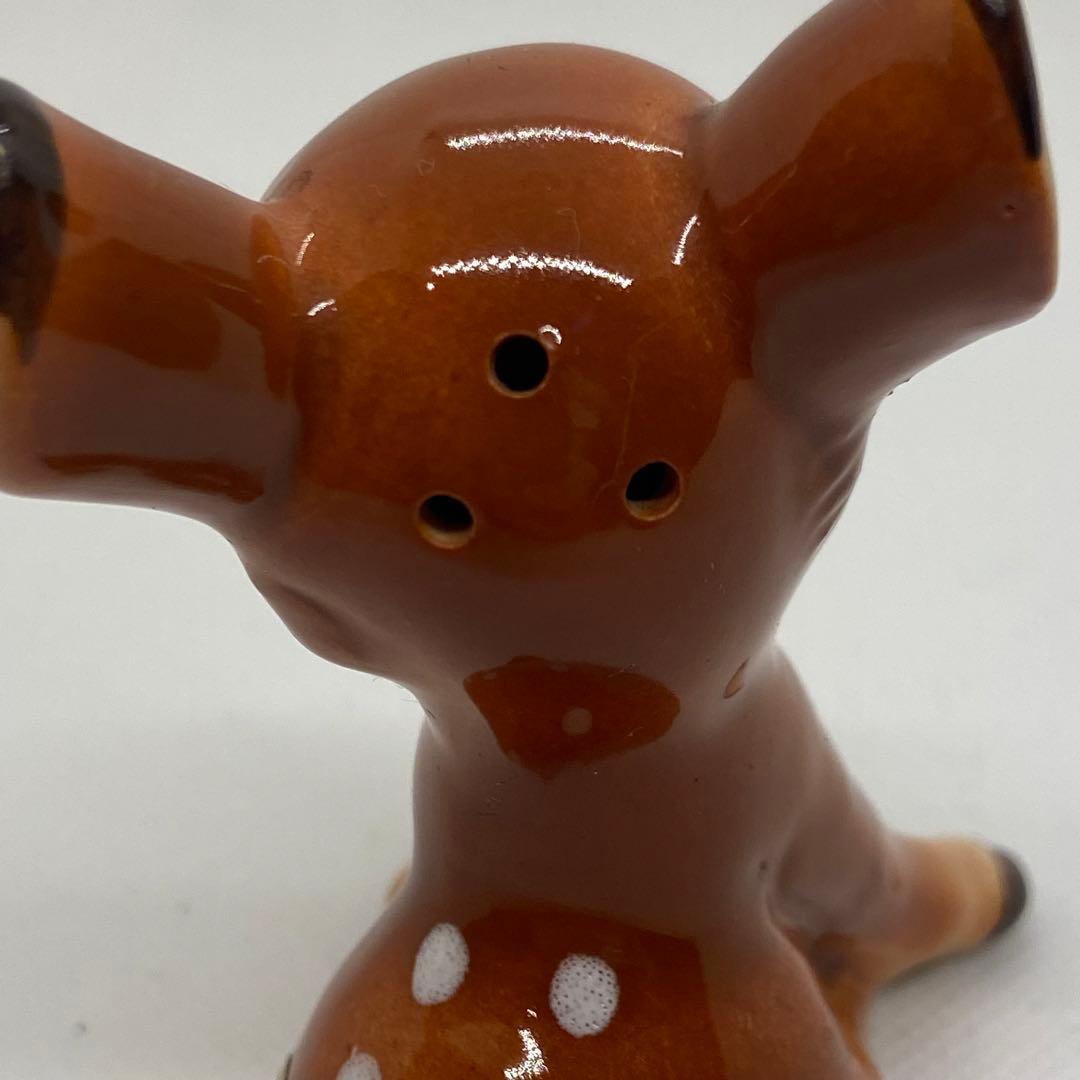 バンビ 陶器 置物(調味料入れ) - メルカリ