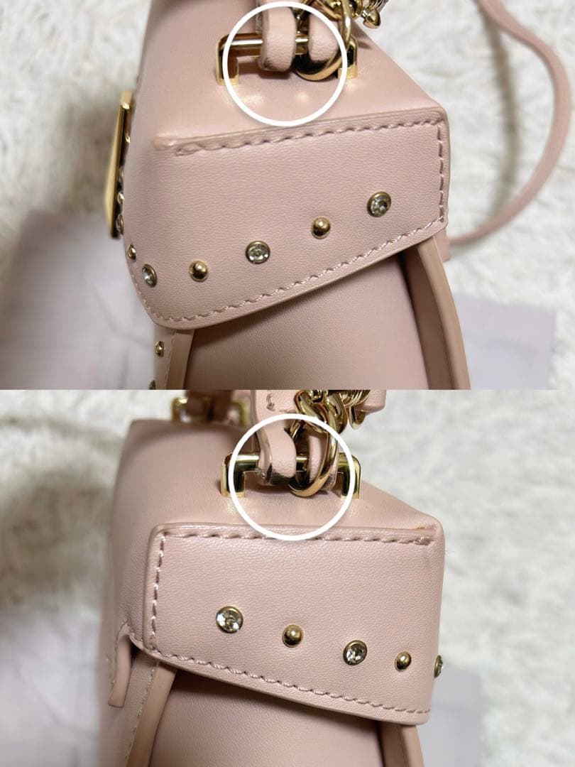 CELFORD セルフォード リュタン ビジュースタッズポシェット L.Pink