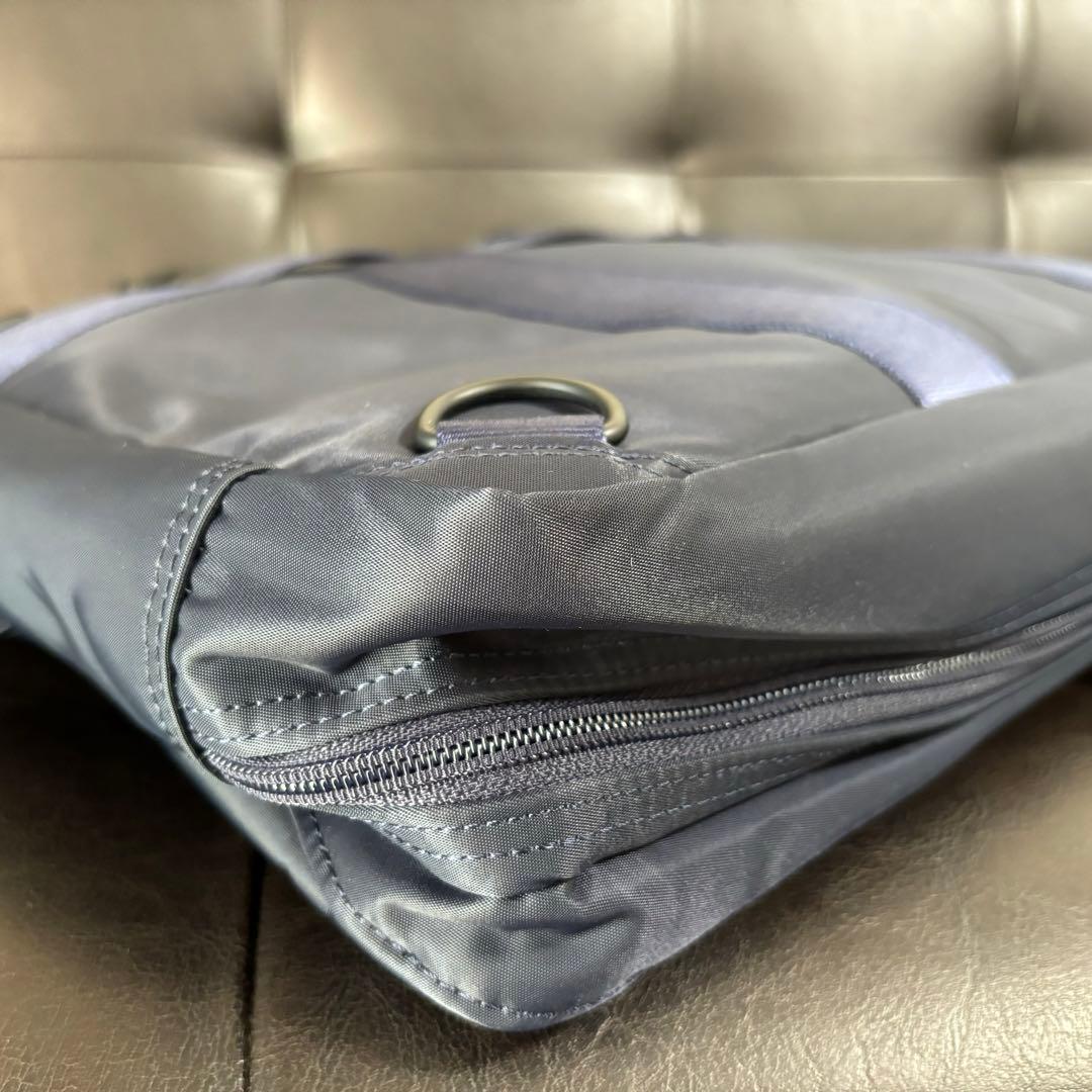 【極美品】PORTER ポーター タイム 3WAY ブリーフケース ネイビー