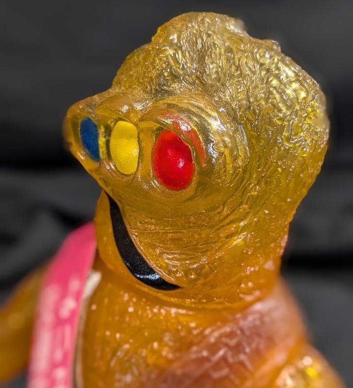 クルマニクラス「スペクトルマン」登場怪獣（マスダヤ復刻）ソフビ黄色