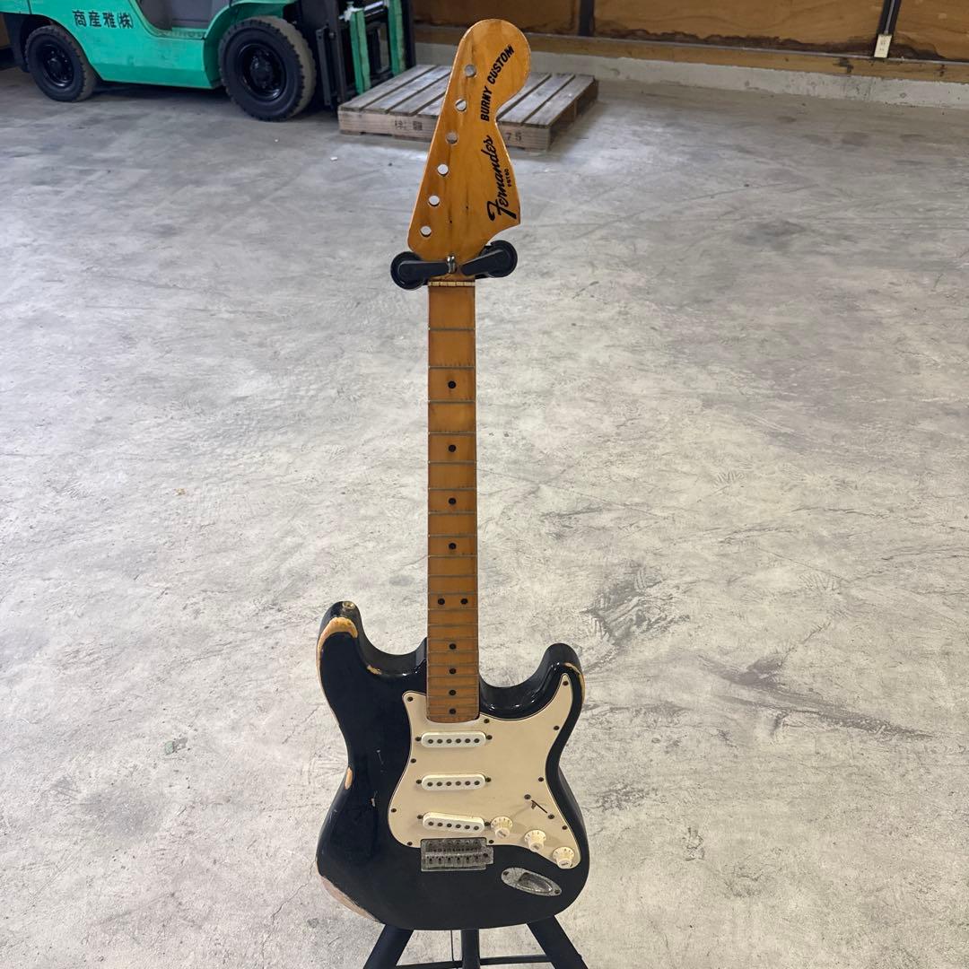 Fernandes Burny Custom ブラックエレキギター　現場品 1990's Fernandes Burny RLC-70 LP Custom Black ALL Mahogany
