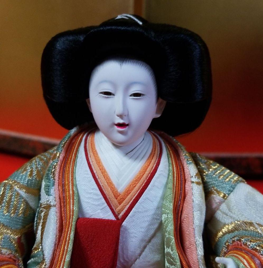 雛人形　三人官女　金蘭