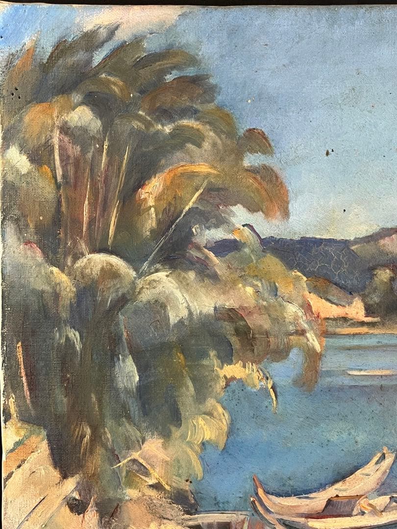 権藤種男 油彩 風景画 洋画家 帝展特選 物故巨匠