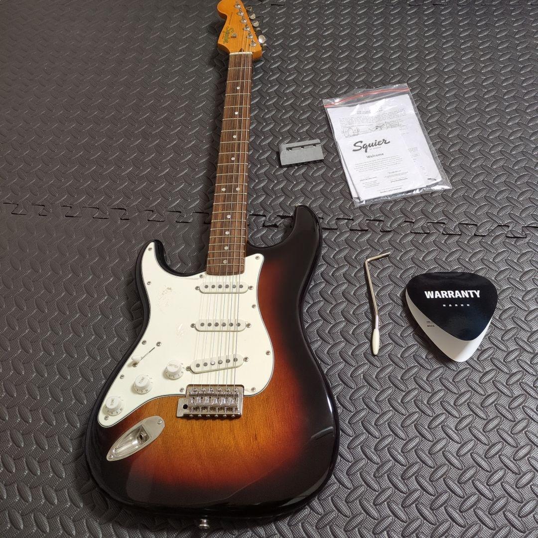 ブラックストラトキャスター ジミ・ヘンドリックス サイケ柄 ブラック