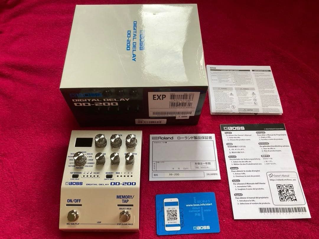 BOSS DD-200 DIGITAL DELAY（箱付・取説添付）
