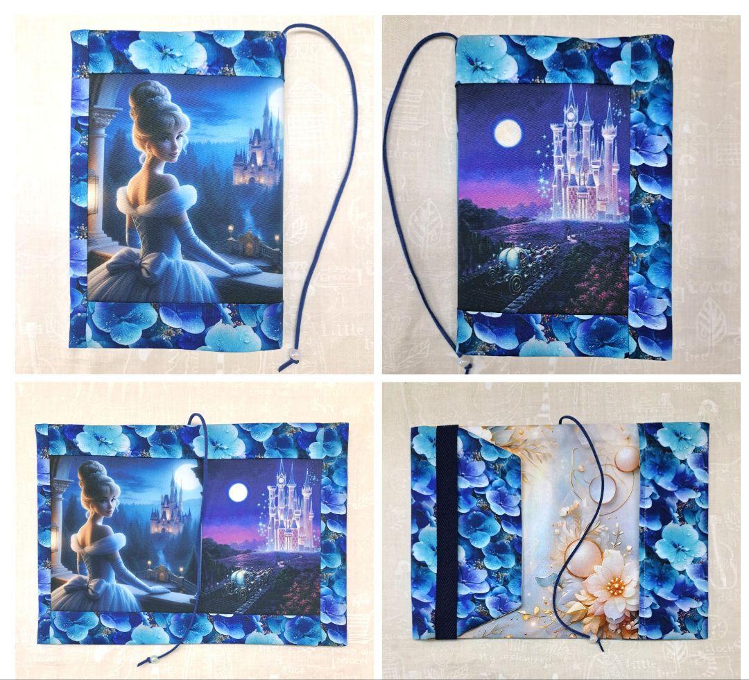 green ブックカバー、スマホポーチ