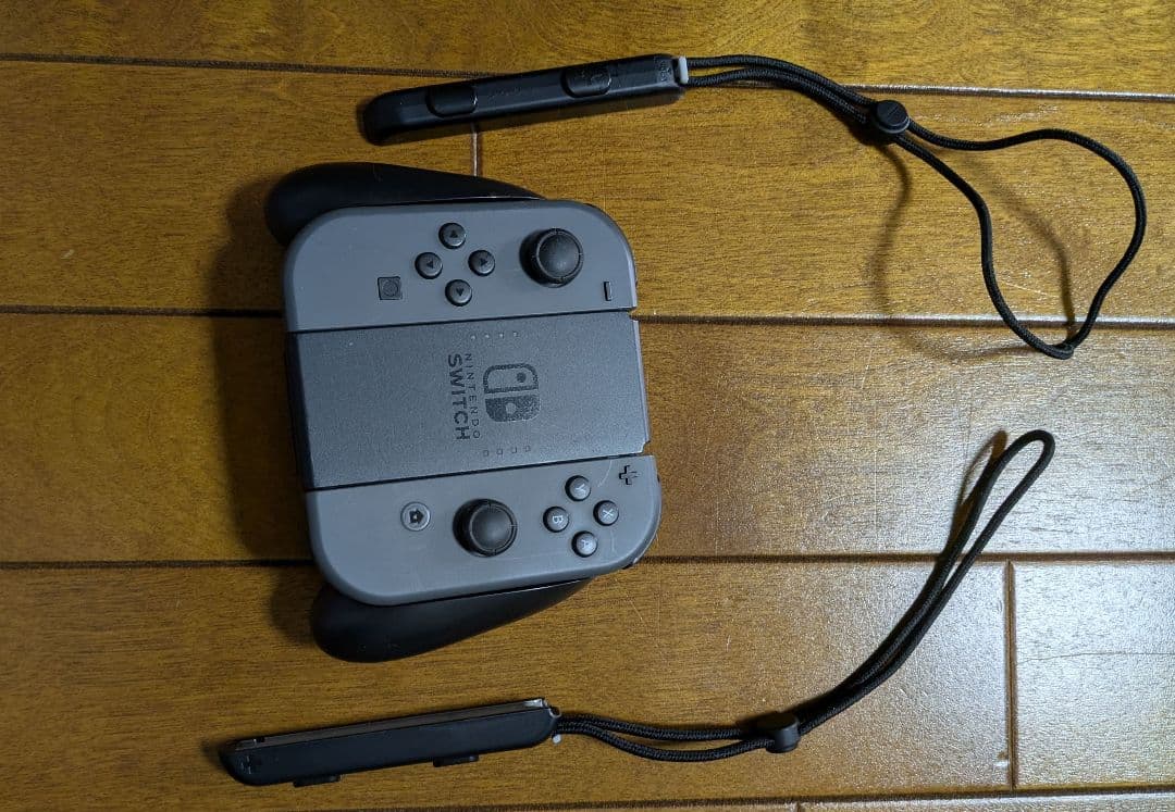 【全セット】Nintendo Switch本体 グレー+付属全部+LAN変換