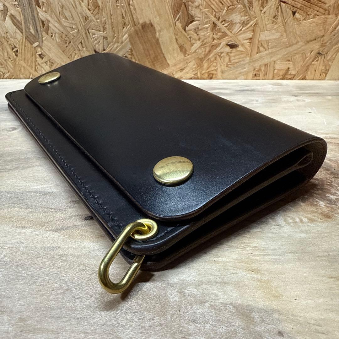 トラッカーウォレット 180 2層　ホーウィン社　クロムエクセル　タロンジッパー