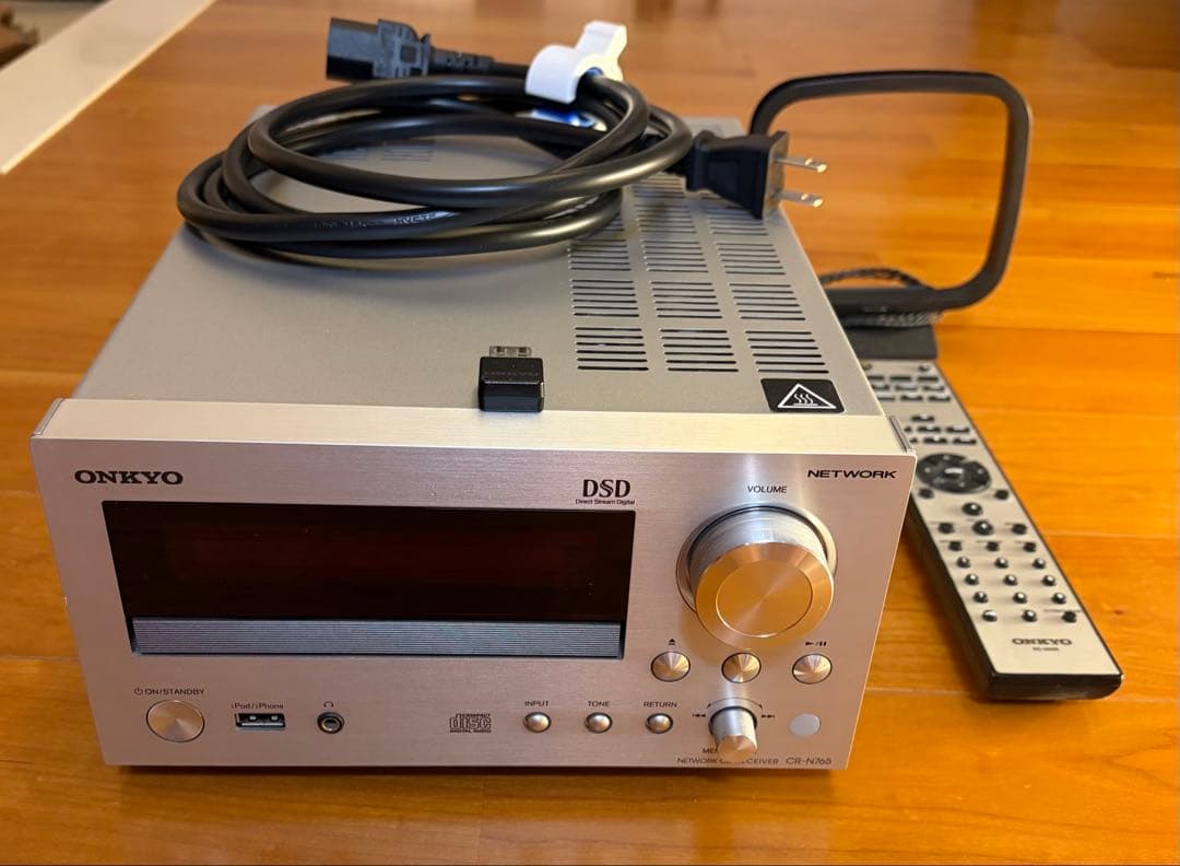 ONKYO CR-N765（シルバー） CDレシーバー Amazon.co.jp: ONKYO Network CD Receiver Silver CR-N765(S