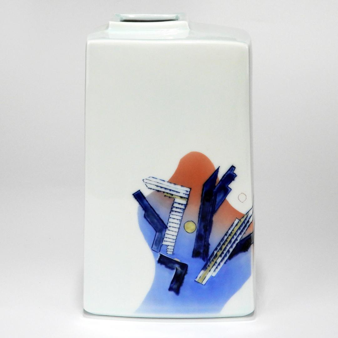 辻毅彦 聖・西洋風景 角花器 辻毅彦】日本現代工芸 日本の名窯