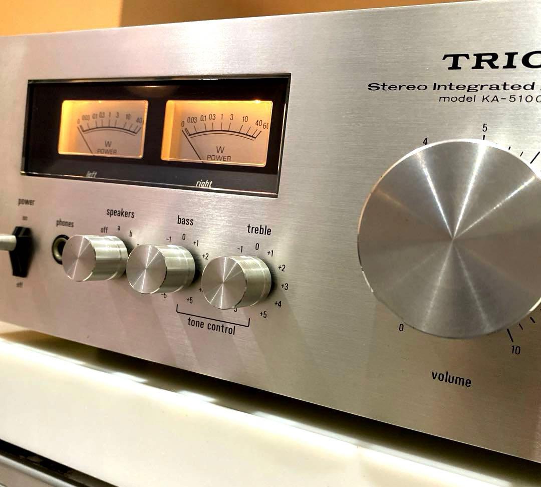 TRIO プリメインアンプ KA-5100 動作品 トリオ