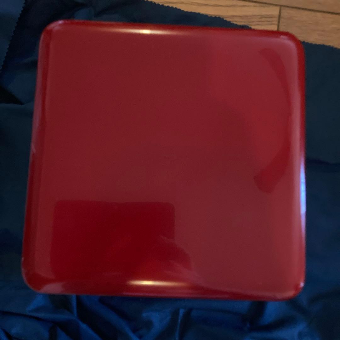 輪島塗　朱塗り三段重　天然木　未使用　お正月