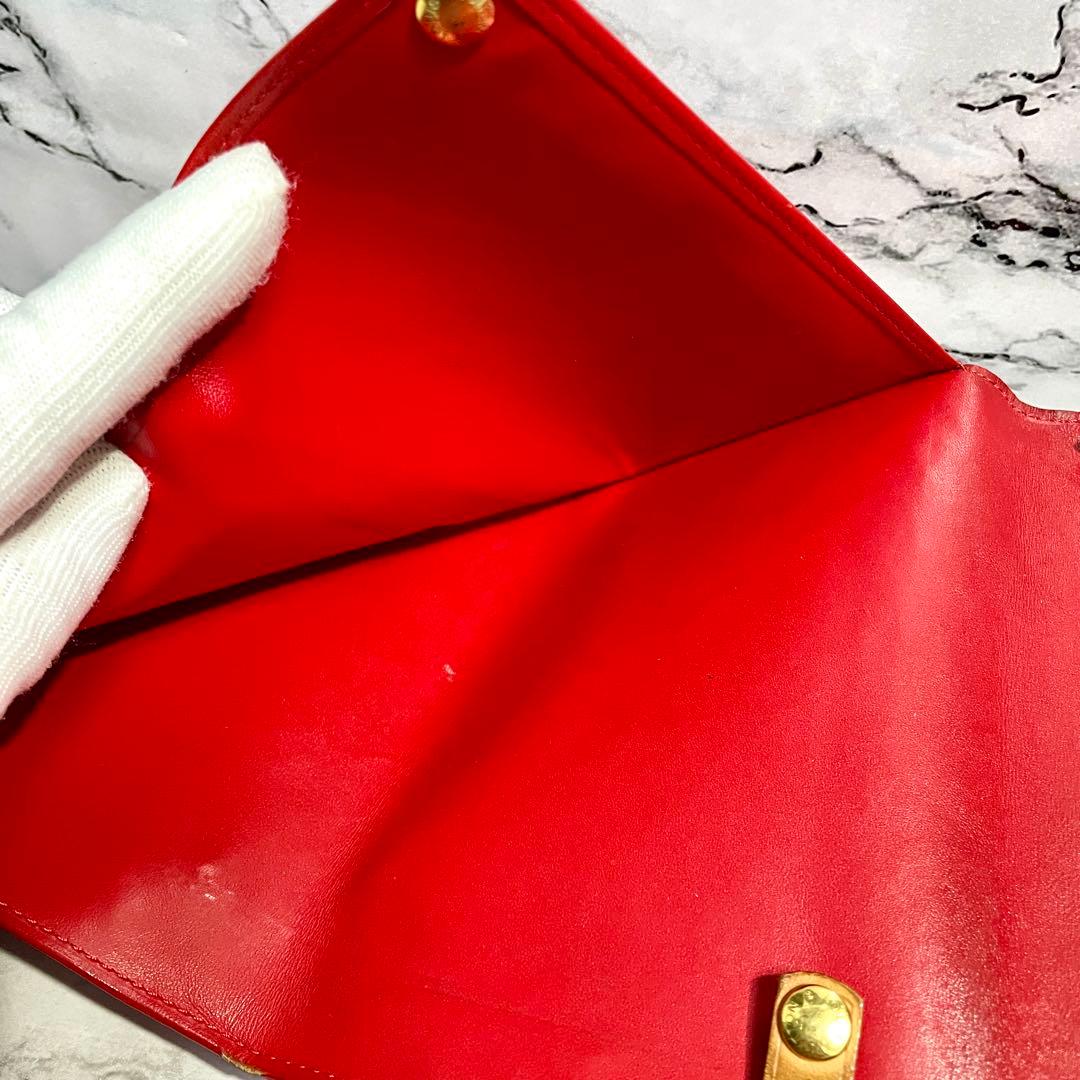 ルイヴィトン ウォーカーウォレット レッド LOUIS VUITTON ショルダー