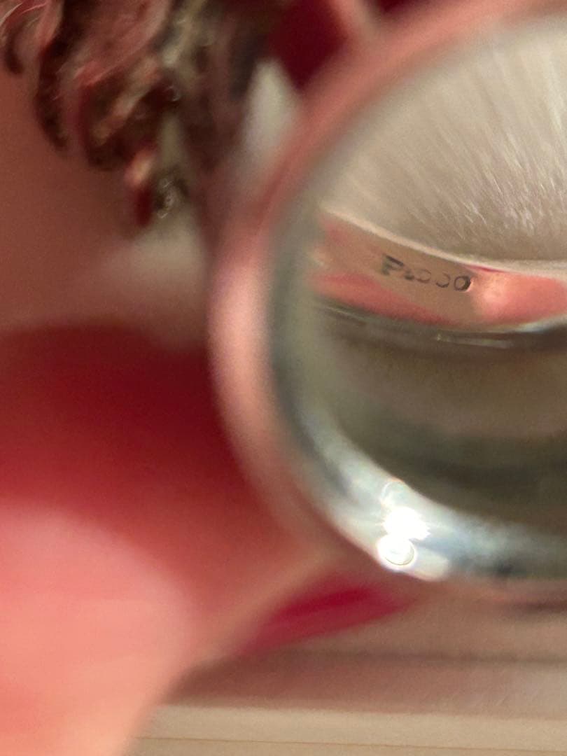 pt900豪華プラチナ 薔薇ローズダイヤモンドリング