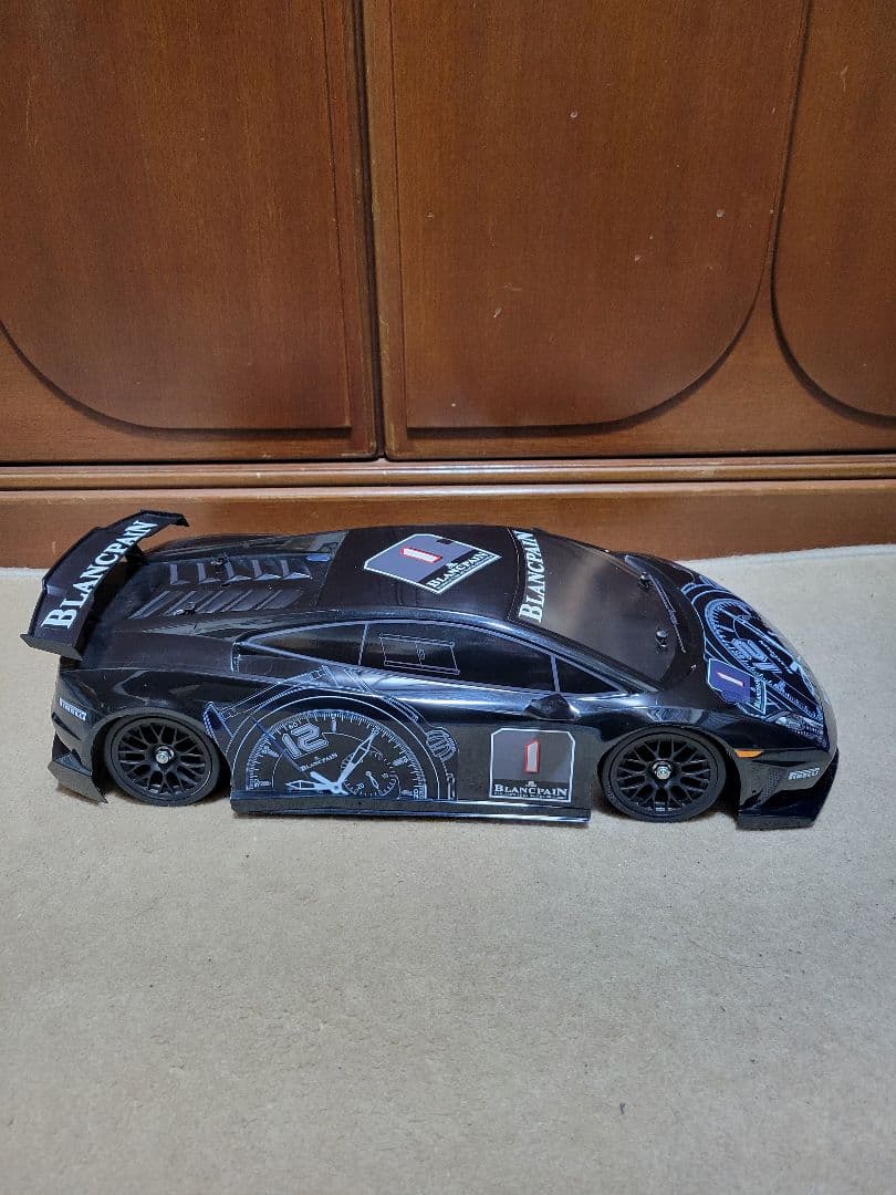 タミヤラジコン TT01シャーシランボルギーニガヤルドボディメカ付