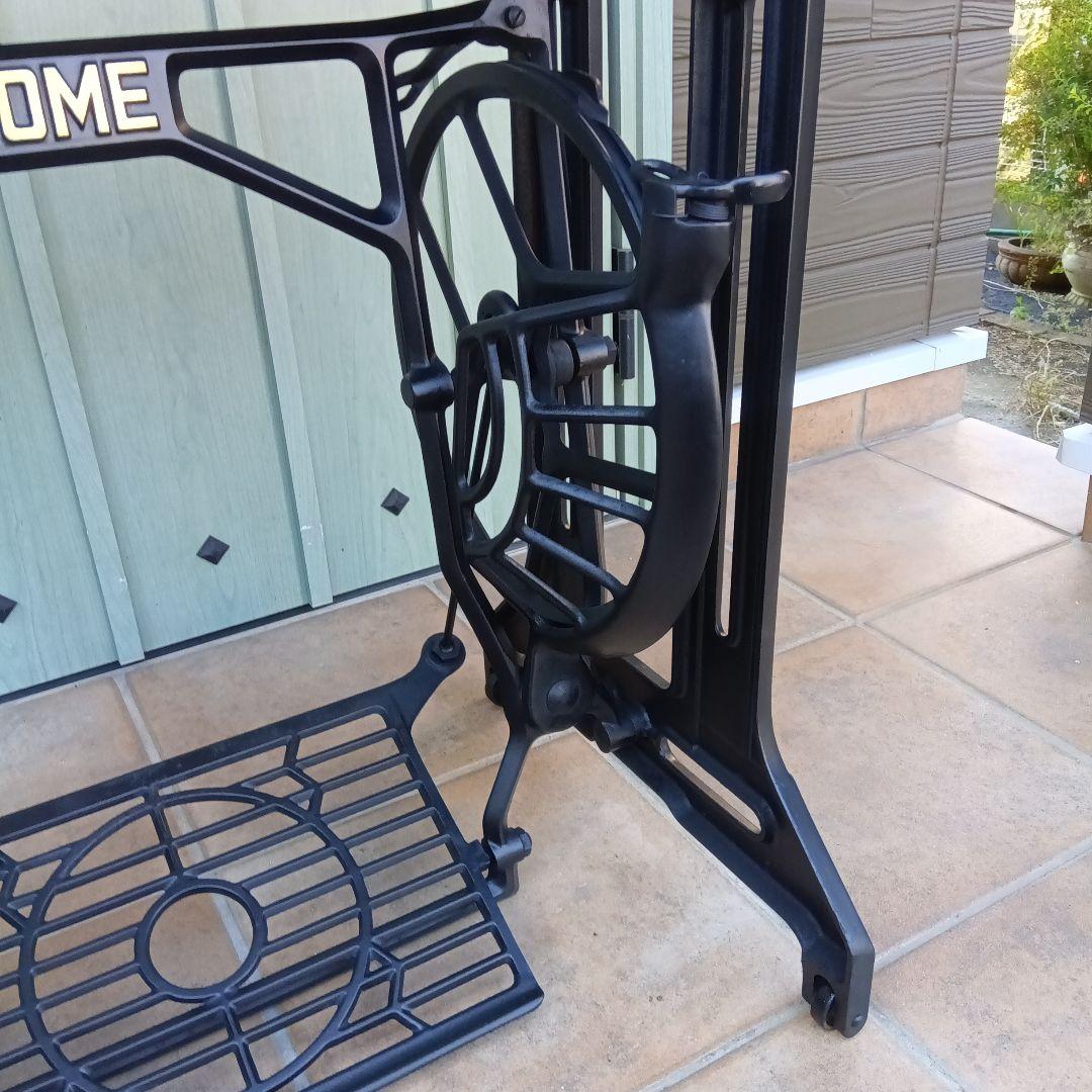 和製アンティーク JANOME(ジャノメ) 天板を付けて仕上げ すっきりと