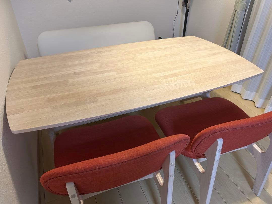 リラックスワイドシリーズ　ダイニングテーブルとチェア　4点セット