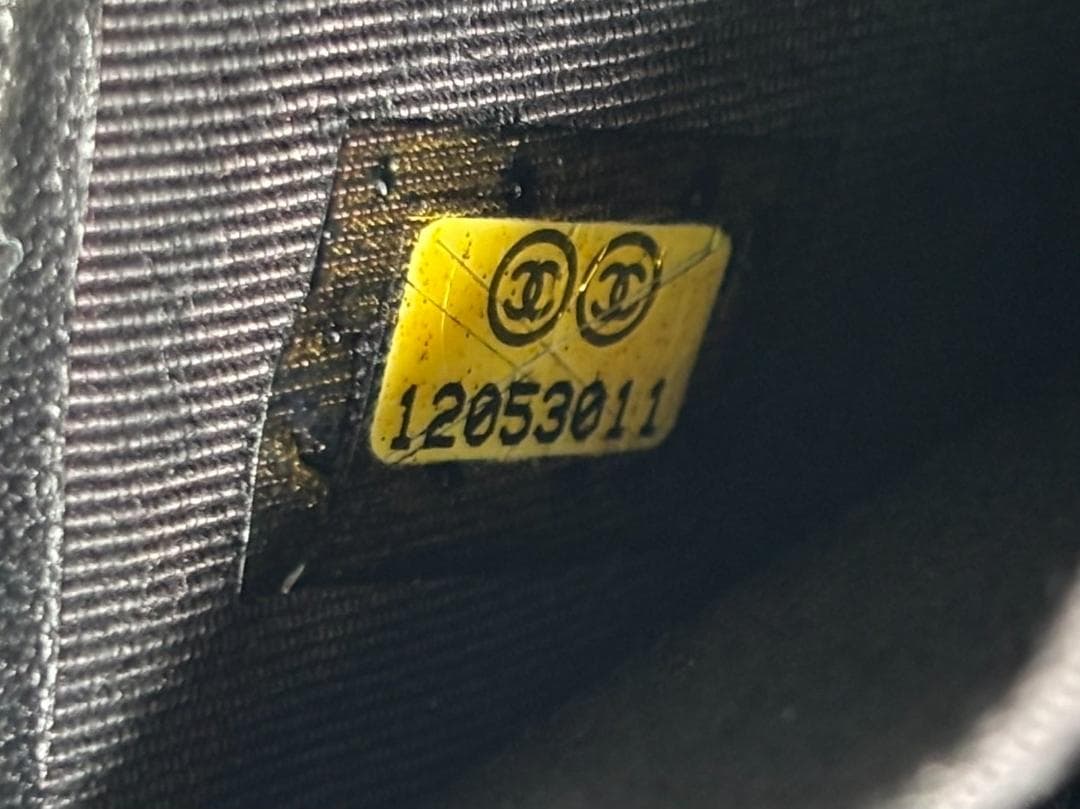 CHANEL マトラッセ コンパクトウォレット カードケース ブラック