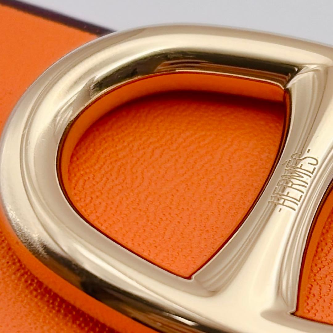 HERMES シェーヌダンクル　スカーフリング　ゴールド　エルメス