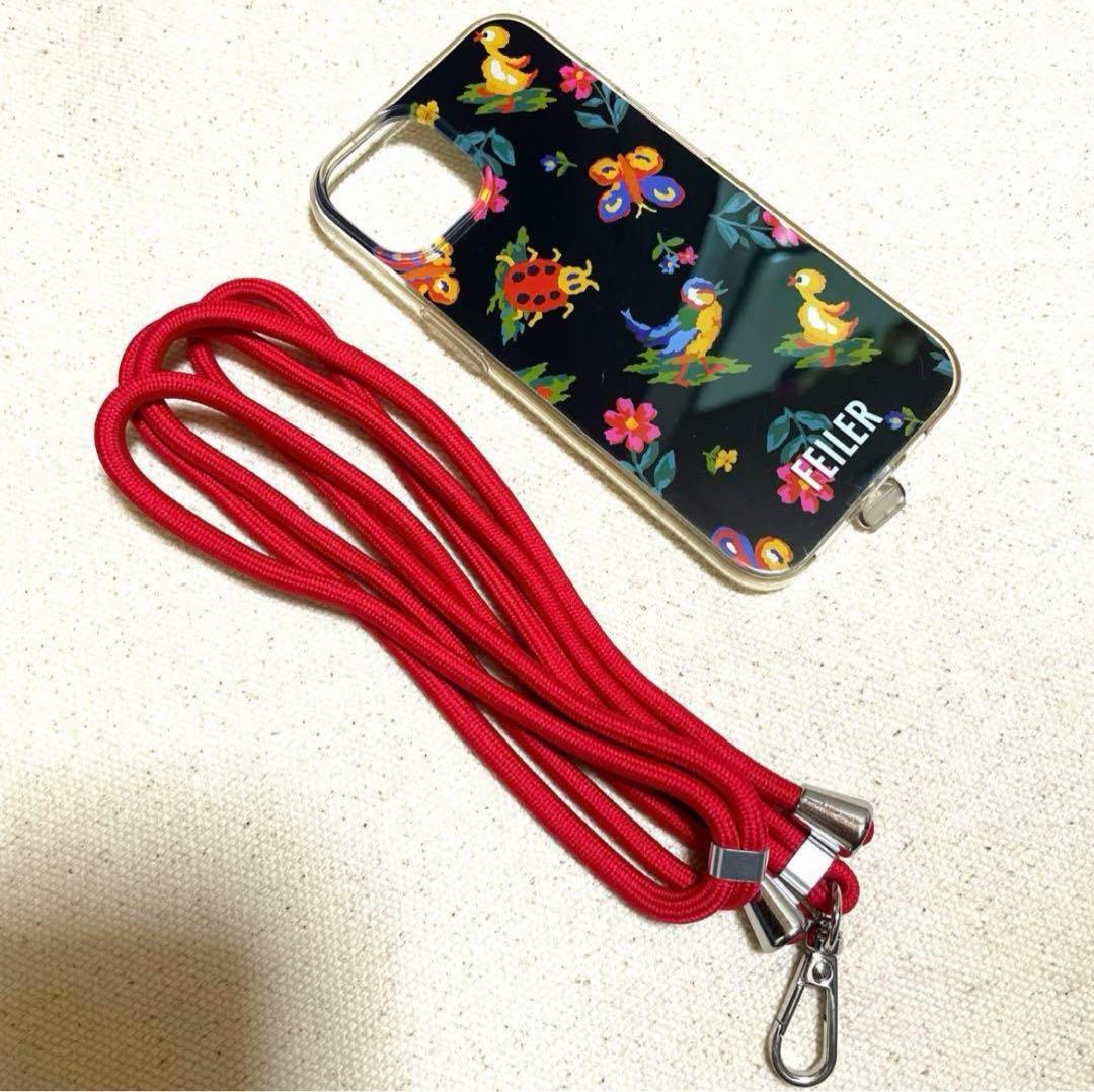 フェイラーハイジスマホケースインモールドスマホショルダー
