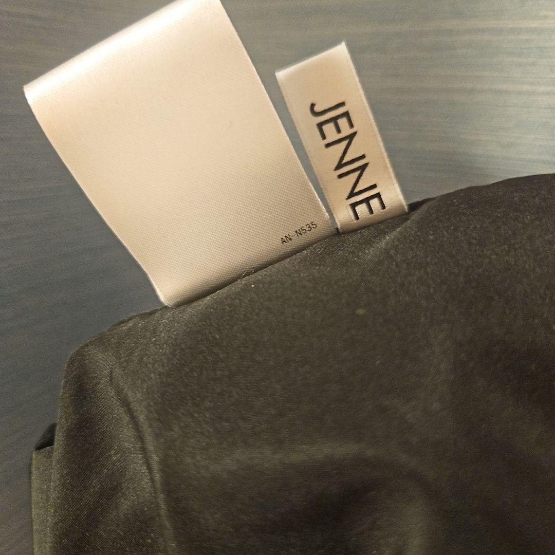 JENNE 最新✨ダークグリーン チェック柄 Aラインスカート 新品 タグあり