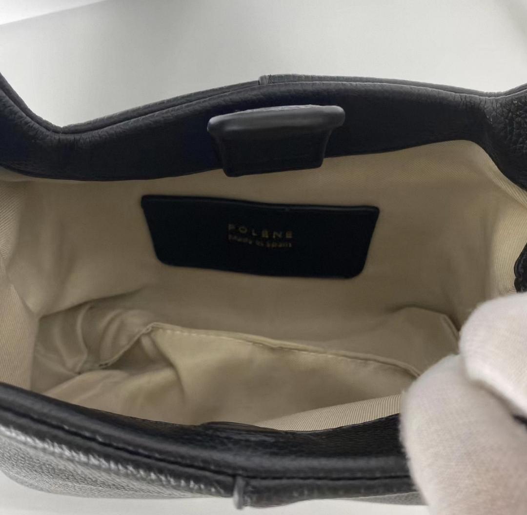 即日発送 ~ POLÈNE ブラックショルダーバッグ